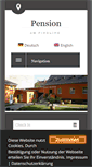 Mobile Screenshot of pension-am-findling.de