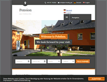 Tablet Screenshot of pension-am-findling.de